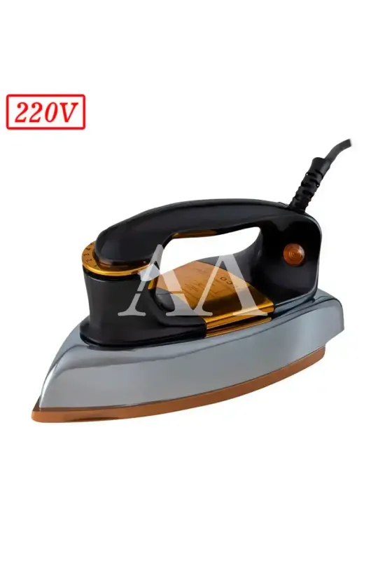 FERRO DE PASSAR PHILCO PFE01P SECO 220V PRETO/DOURADO
