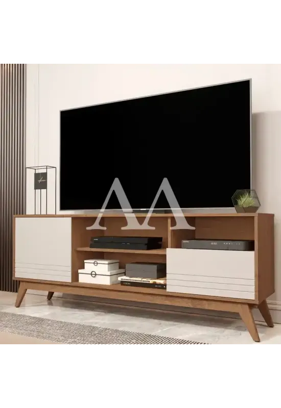 RACK GIGA KAIRO WOOD FREIJO/OFF WHITE