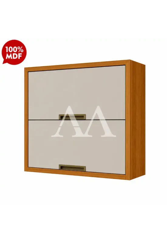 ARMARIO NESHER 2P ABRIR BASCULANTE IMPERATRIZ 80CM FREIJO / OFF WHITE