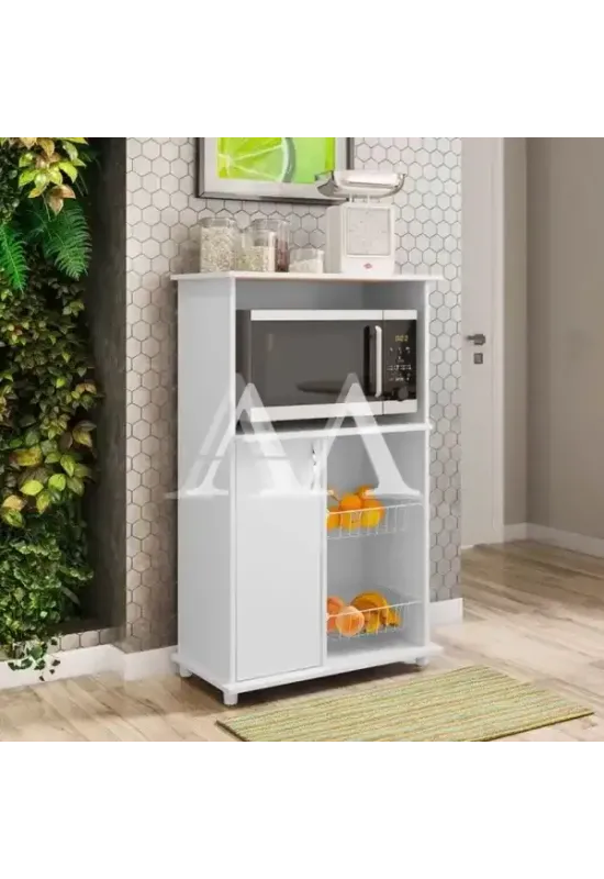 BALCAO NOTAVEL P/ MICROONDAS 1P NT 3075  BRANCO NEW