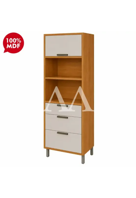 PANELEIRO NESHER TORRE QUENTE 1P 3G IMPERATRIZ FREIJO / OFF WHITE 500367