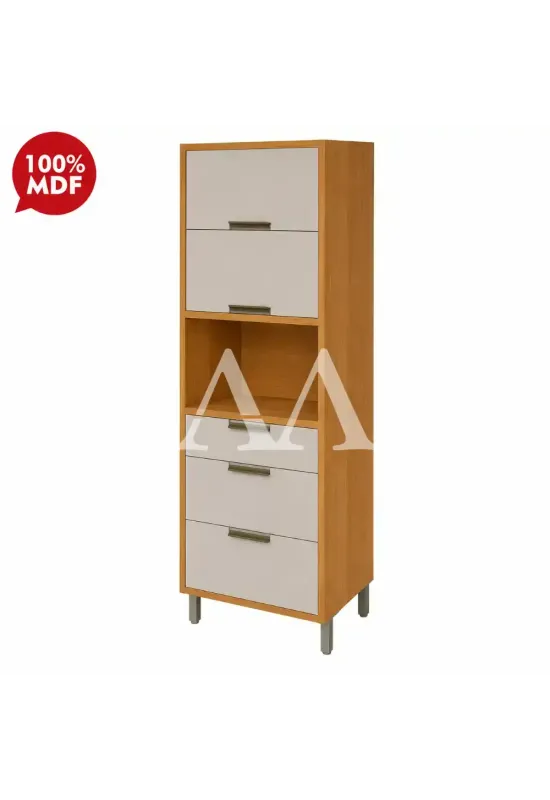 PANELEIRO NESHER TORRE QUENTE 2P 3G IMPERATRIZ FREIJO / OFF WHITE 5003