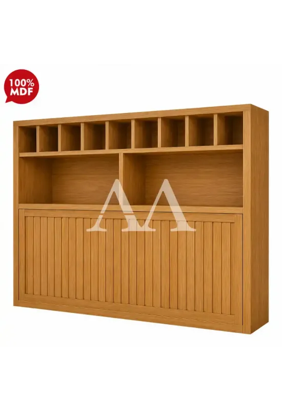 ARMARIO NESHER 1P ABRIR BASCULANTE C/ NICHO ADEGA IMPERATRIZ 120CM FRE