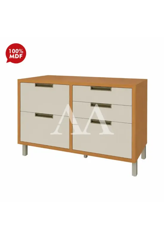 BALCAO NESHER 1P 4G IMPERATRIZ 120CM FREIJO/OFF WHITE 500365
