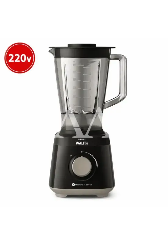 LIQUIDIFICADOR PHILIPS WALITA DAILY 550W 2 VEL 220V PRETO