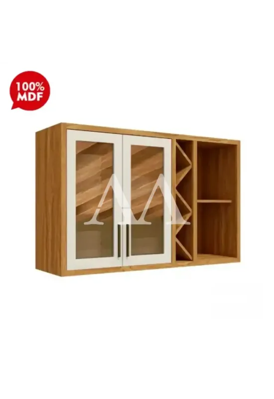 ARMARIO RONIPA 2P. ABRIR REFLECTA TEMPRANILLO 120CM AMENDOA/OFF WHITE