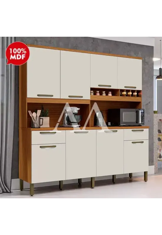 KIT 8P 2G RONIPA CABERNET PRIME AMENDOA/OFF WHITE