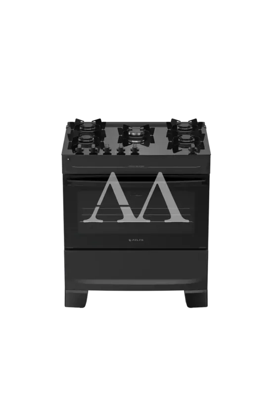 FOGAO 5B ATLAS MONACO TOP GLASS PRETO 25