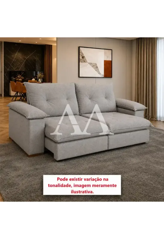 ESTOFADO DESIGN APOLO RETRATIL SATURNO GELO