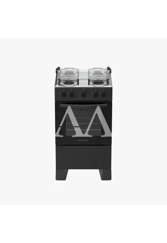 FOGAO 4B ATLAS MILAO PRETO 25