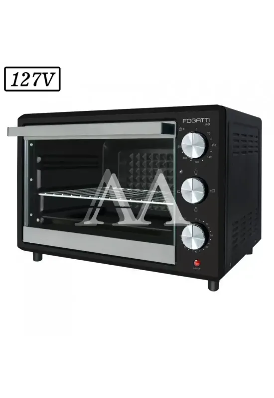 FORNO ELETRICO FOGATTI I40 40L 127V PRETO