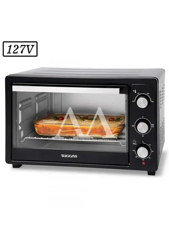 FORNO ELETRICO SUGGAR 42L 127V PRETO
