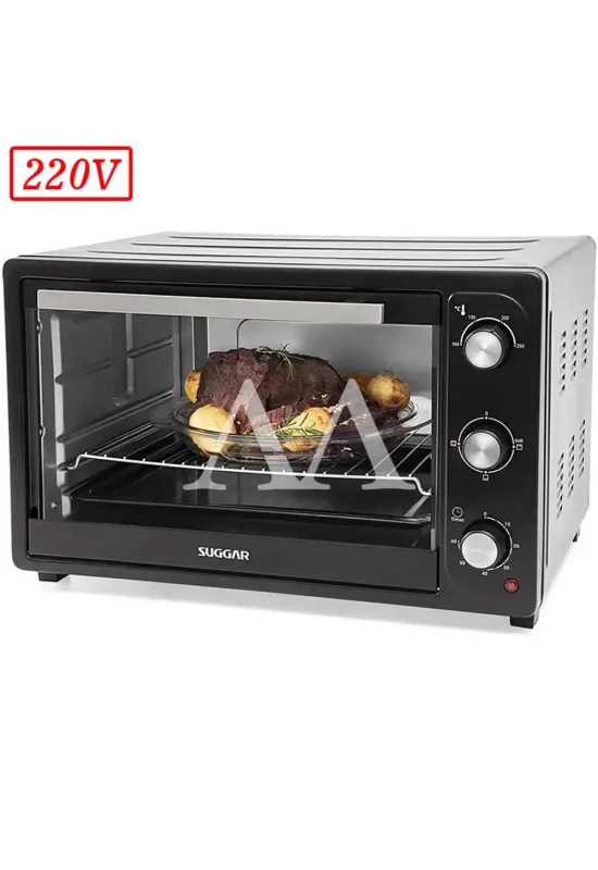 FORNO ELETRICO SUGGAR 50L 220V PRETO