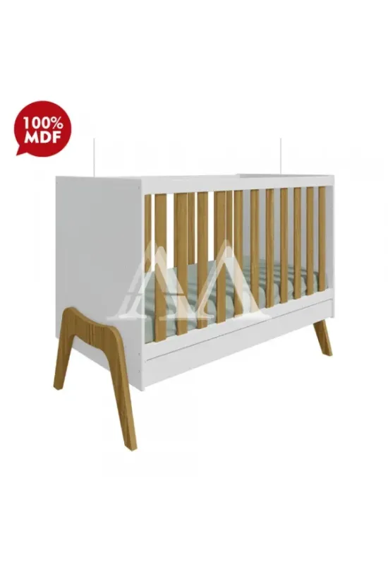 BERCO PEROBA GUTI RETRO BRANCO BRILHO/AMENDOA